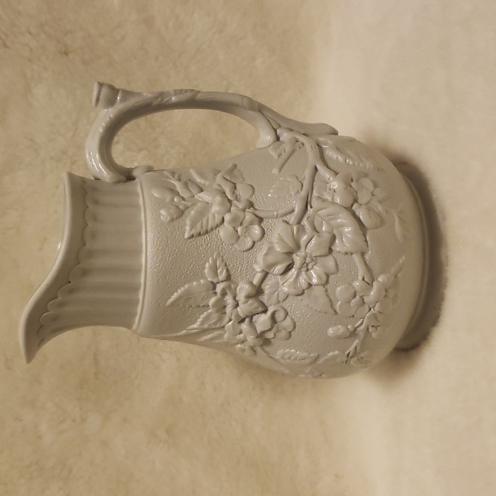 Ceramic Floral Pitcher